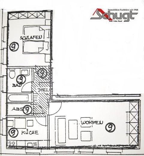 Exposé 2710 • Idyllisch gelegene 2 ZKB Wohnung mit Gartennutzung! - Foto 3